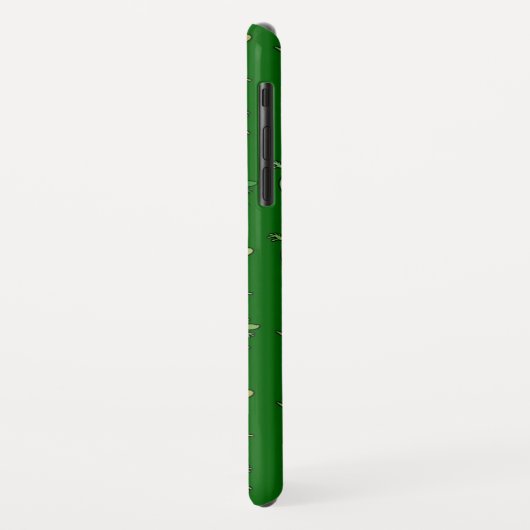 トカゲとゲッコスが緑の松の木に Case-Mate iPhoneケース (裏面/左)