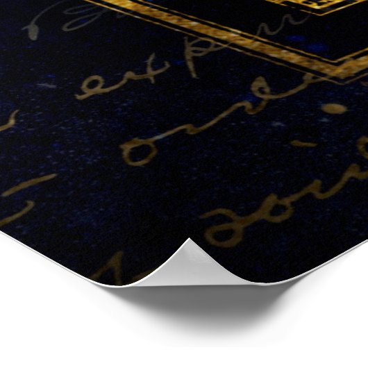 トカゲとハクチョウの星座のポスター ポスター (角)