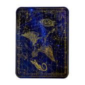 トカゲとハクチョウの星座マグネット マグネット (縦)