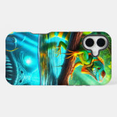 トカゲとモンスターフォンケース iPhoneケース (裏面横)