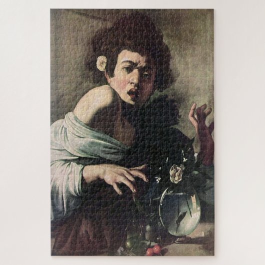 トカゲに噛まれた少年(1593-1594) - Caravaggio ジグソーパズル (縦)
