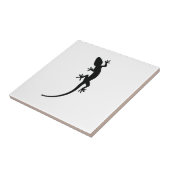 トカゲのシルエット タイル (側面)