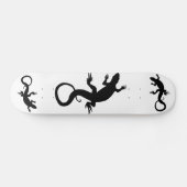 トカゲのスケートボードのカッコいいのハ虫類の芸術のスケートボード スケートボード (横)