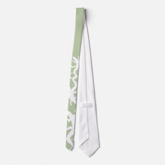 トカゲのタイのカッコいいのハ虫類のギフトのトカゲの芸術のネクタイ ネクタイ (裏面)