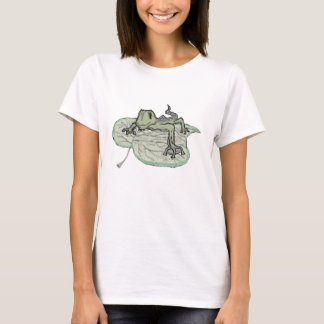 トカゲのティー Tシャツ