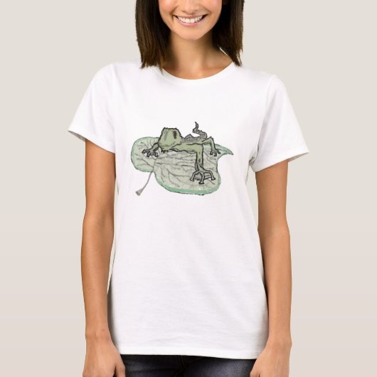 トカゲのティー Tシャツ (正面)