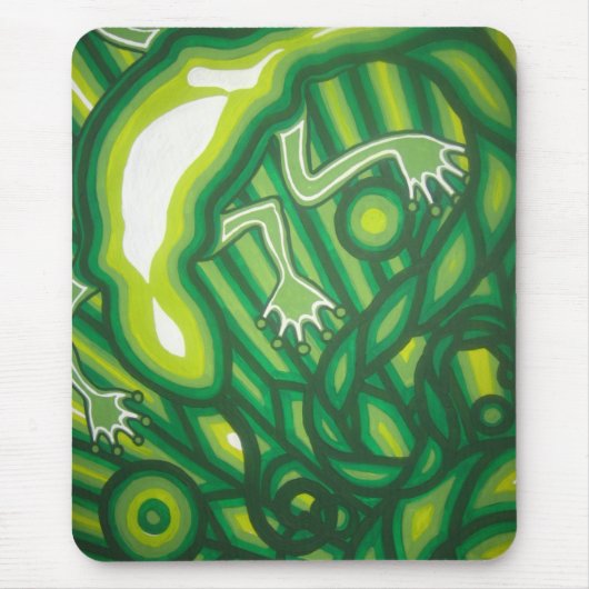 トカゲのパッド マウスパッド (正面)