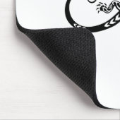 トカゲのマオリの入れ墨 マウスパッド (コーナー)