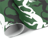 トカゲの包装紙のハ虫類の芸術のクリスマスの紙 ラッピングペーパー (ロールコーナー)