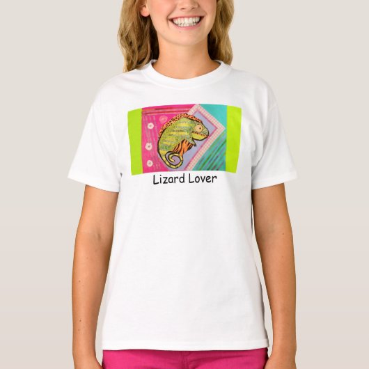 トカゲの恋人のTシャツ Tシャツ (正面)
