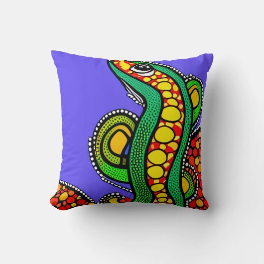 トカゲの愛 クッション (正面)