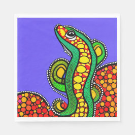 トカゲの愛 スタンダードランチョンナプキン