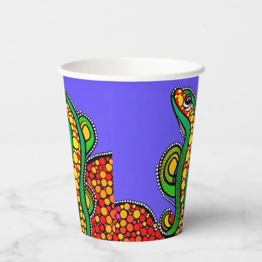 トカゲの愛 紙コップ (裏面)