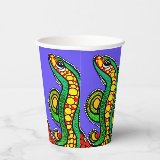 トカゲの愛 紙コップ (右)