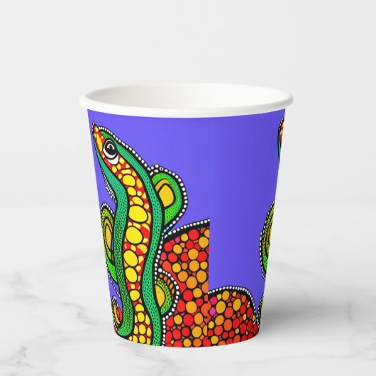 トカゲの愛 紙コップ (正面)