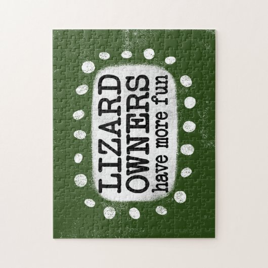 トカゲの所有者より多くのおもしろいジグソーパズル ジグソーパズル (縦)