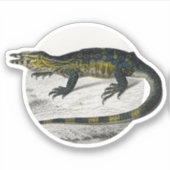 トカゲの監視 シール (正面)