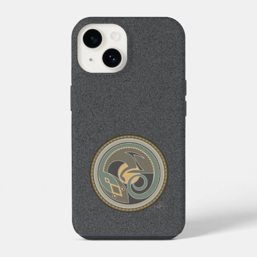 トカゲの精神 iPhoneケース (裏面)