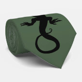 トカゲの芸術のタイのカッコいいのハ虫類のギフトのトカゲのネクタイ ネクタイ (ロール)