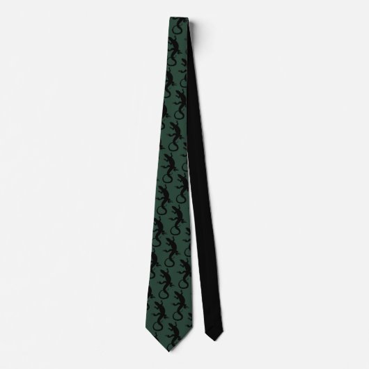 トカゲの芸術のタイのカッコいいのハ虫類のギフト及びトカゲの服装 ネクタイ (正面)