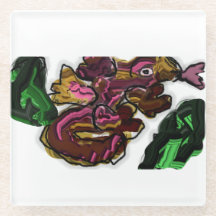 トカゲの芸術作品