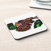 トカゲの芸術作品 コースター (左側)