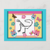 トカゲの骸骨、死の日 ポストカード (正面)