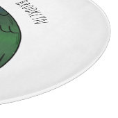 トカゲの鳥の漫画イラストレーション カッティングボード (角)