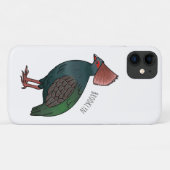 トカゲの鳥の漫画イラストレーション Case-Mate iPhoneケース (裏面(横))
