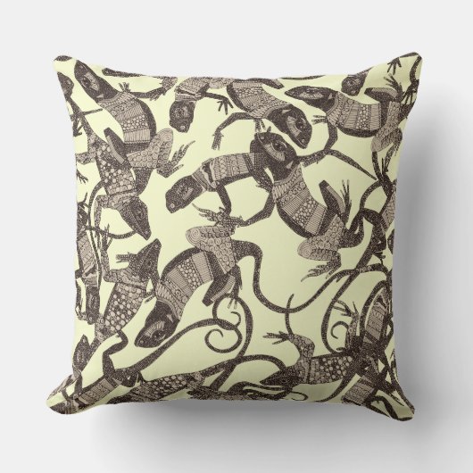 トカゲは天然 クッション (正面)