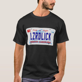 トカゲは- NCのプレートを舐めます Tシャツ