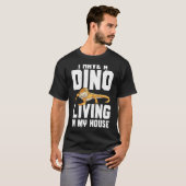 トカゲひげドラゴン私はHに住んでいるDinoを持っている Tシャツ (正面フル)
