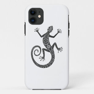 トカゲまたはサンショウウオの落書き iPhone 11 ケース