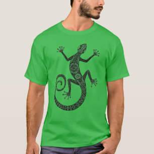 トカゲまたはサンショウウオの落書き Tシャツ