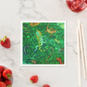 トカゲろうけつ染め スタンダードカクテルナプキン (インサイチュ)