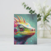 トカゲカラフルゲ ポストカード (スタンド正面)