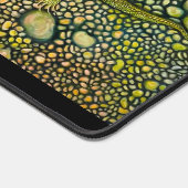 トカゲ二匹が挨拶する デスクマット (コーナー)