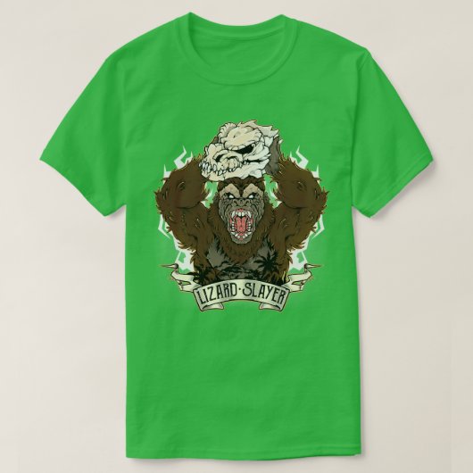 トカゲ層 Tシャツ (デザイン正面)