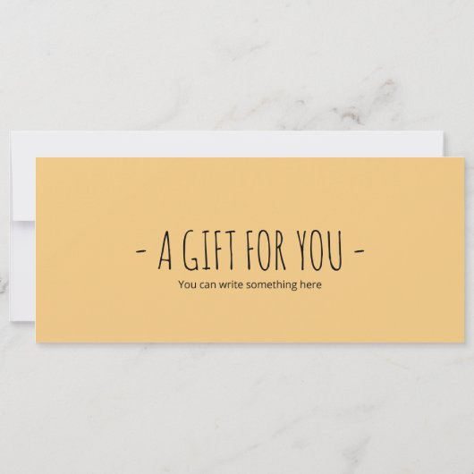 トカゲ愛好家のための編集可能なGeckoギフト証明書 招待状 (裏面)