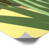 トカゲ海辺の旅行ポスター ポスター (角)