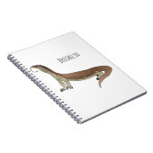 トカゲ漫画イラストレーション ノートブック (右側)