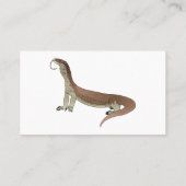 トカゲ漫画イラストレーション 名刺 (裏面)