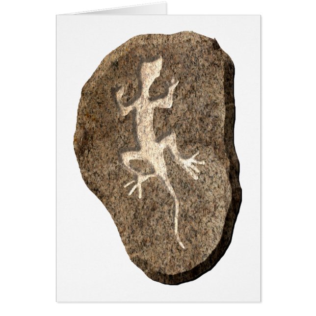 トカゲ石 (正面)