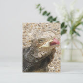 トカゲ舌はがき ポストカード (スタンド正面)