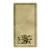 トカゲ薬用ラベル ラベル (正面)