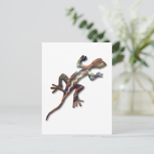トカゲ銅 ポストカード (スタンド正面)