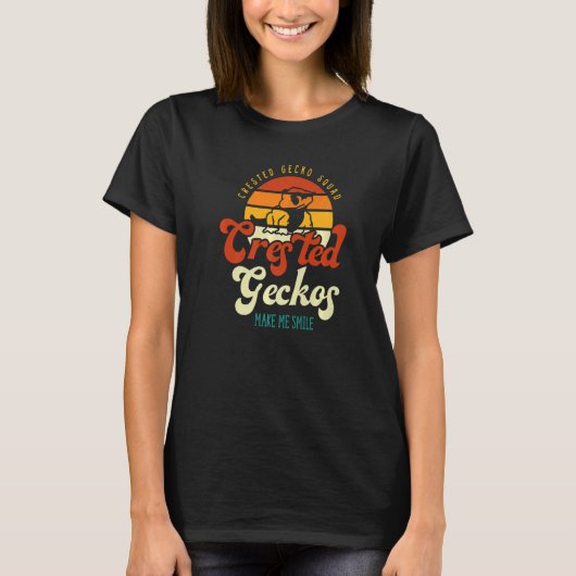 トカゲ類の熱帯性爬虫類 Tシャツ (正面)