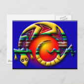 トカゲ3 ポストカード (正面/裏面)