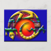 トカゲ3 ポストカード (正面)