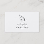 トカゲ、ここのあなたの名前 名刺 (裏面)